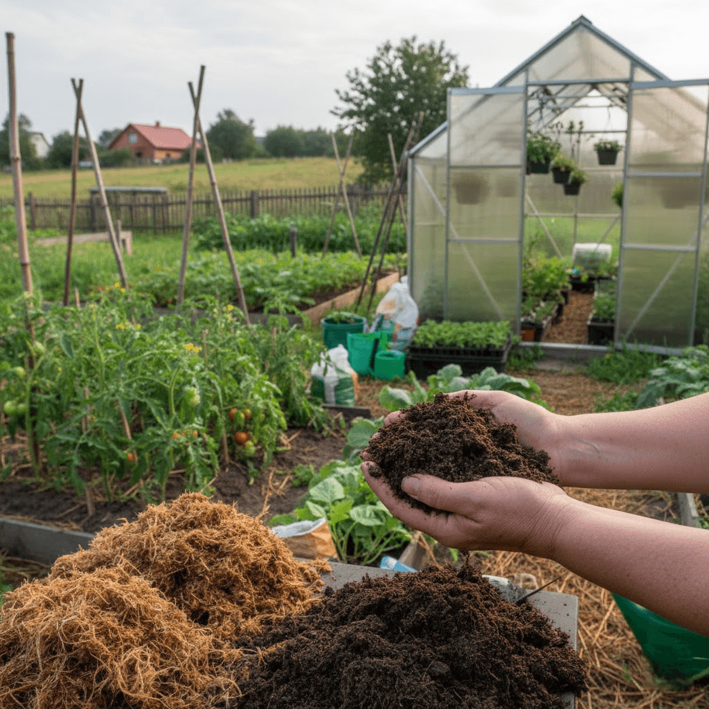 Durpės sode ir šiltnamiuose: kaip pasirinkti ir naudoti šį gamtos turtą derliui didinti