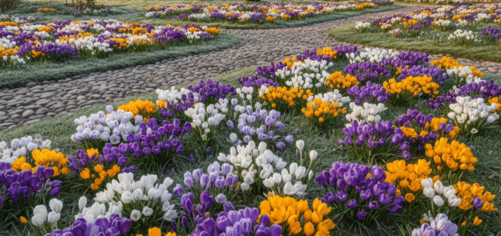 Krokai jūsų sode: spalvų jūra ankstyvą pavasarį ir rudenį