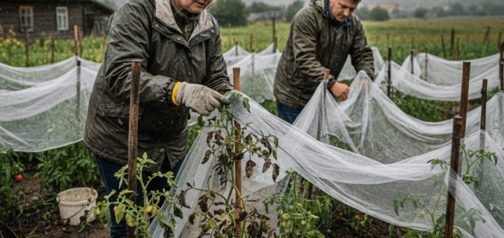 Pomidorų maras: Kaip apsaugoti derlių, kai orai tampa negailestingi