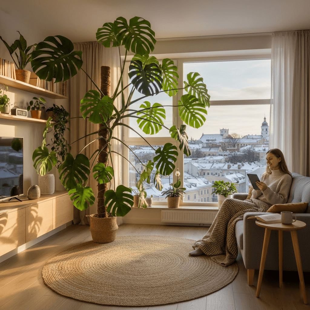 Monstera deliciosa: Tropikų milžinė, pakeitusi mūsų požiūrį į kambarinius augalus