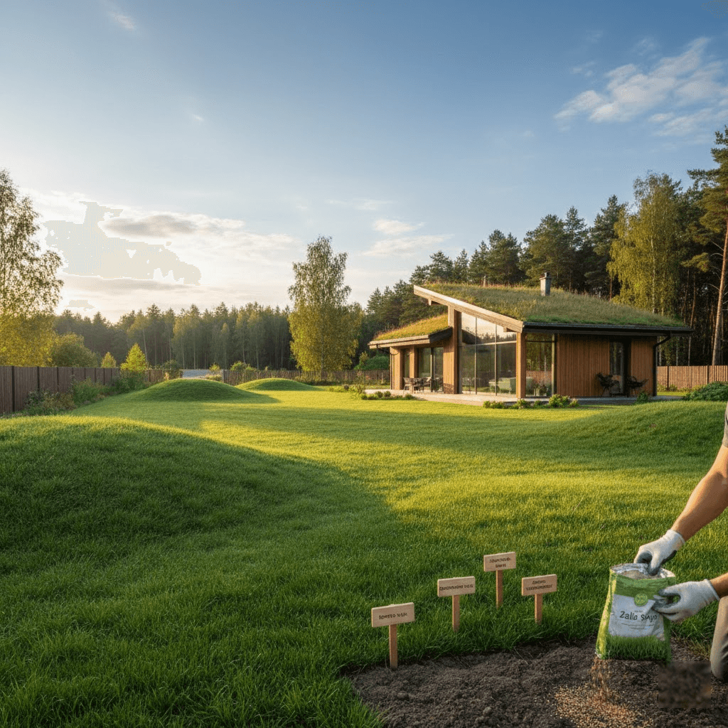 Žaliojo kilimo architektūra: kaip išsirinkti idealias vejos sėklas savo sklypui Žaliojo kilimo architektūra: kaip išsirinkti idealias vejos sėklas savo sklypui