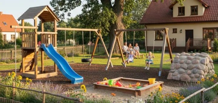 Vaikų žaidimų aikštelės: kaip sukurti svajonių erdvę kieme?