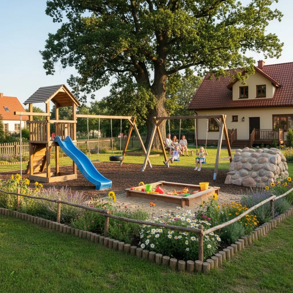 Vaikų žaidimų aikštelės: kaip sukurti svajonių erdvę kieme?