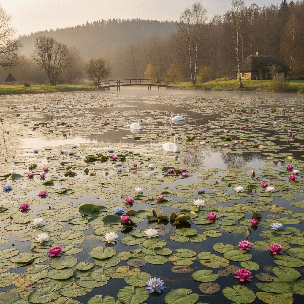 Vandens lelijos: Karališka ramybė ir spalvos jūsų tvenkinyje