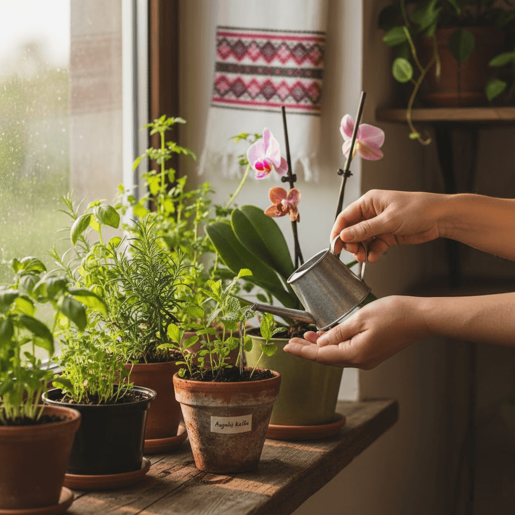 Efektyvus laistymas: kaip perprasti augalų kalbą ir išvengti lemtingų klaidų