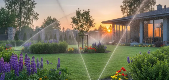 Laistymo sistemos: inžinerija, kuri paverčia sodą žaliuojančia oaze