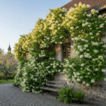 Vijoklinė hortenzija: Kaip paversti šiaurinę namo sieną žydinčiu šedevru