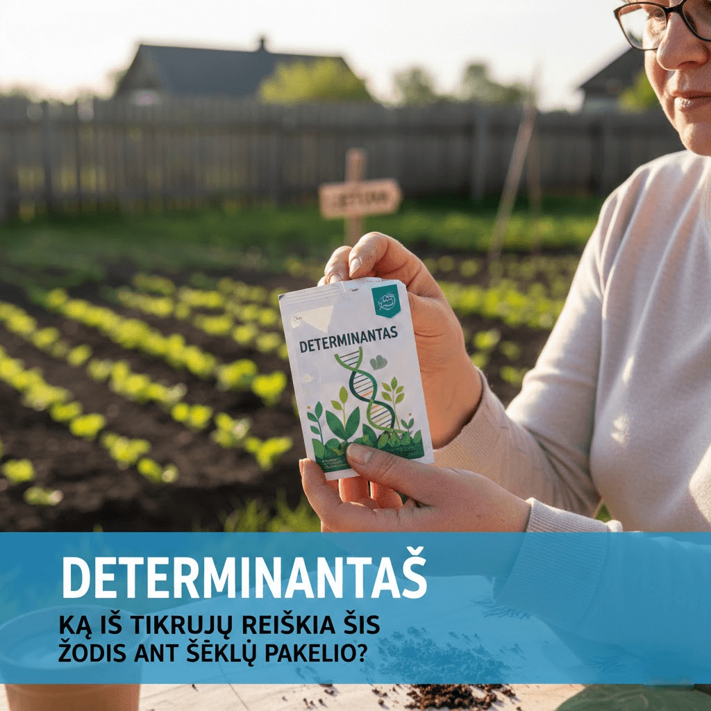 Determinantas: Ką Iš Tikrųjų Reiškia Šis Žodis Ant Sėklų Pakelio?