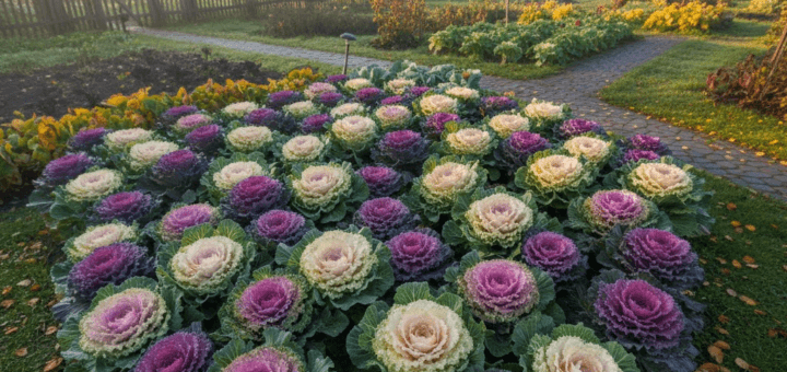 Dekoratyvinis kopūstas: spalvų sprogimas rudeniniame sode