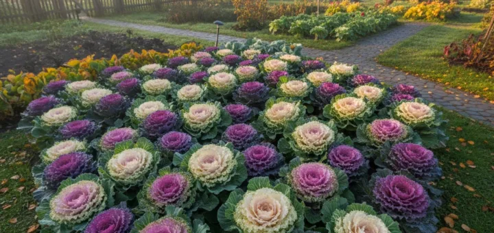 Dekoratyvinis kopūstas: spalvų sprogimas rudeniniame sode