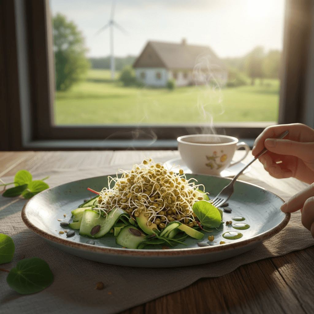 Žalioji Energija Lėkštėje: Kaip Spindulinės Pupuolės Keičia Požiūrį į Sveiką Mitybą