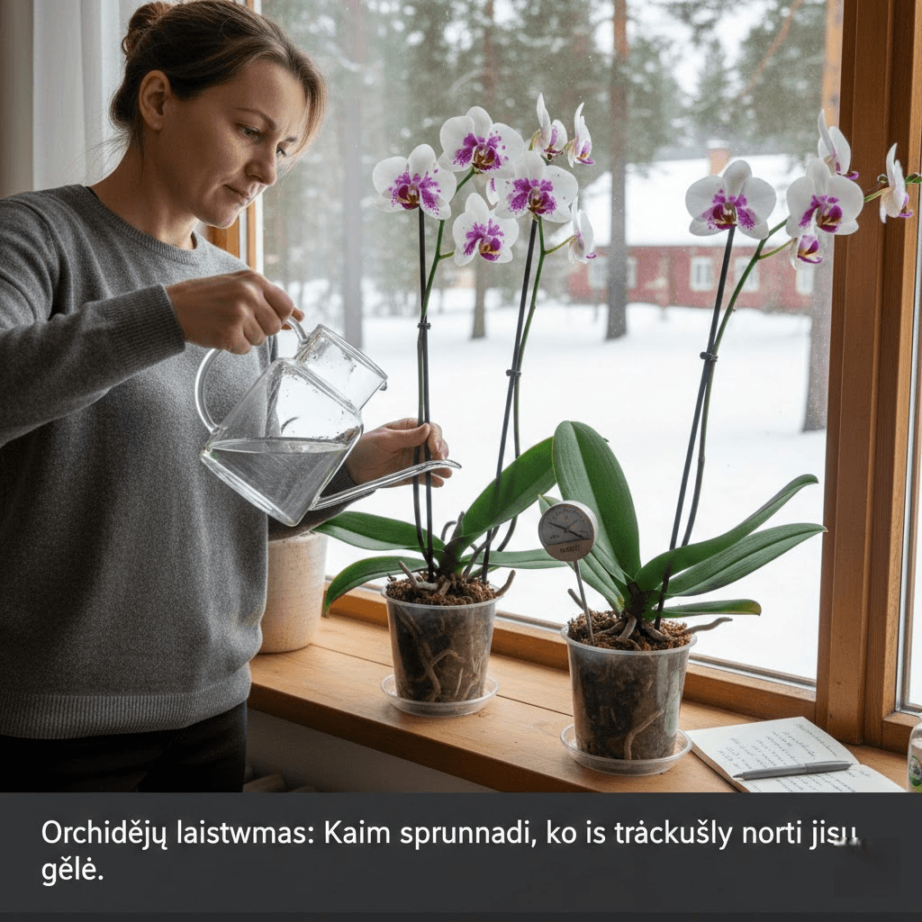 Orchidėjų laistymas: Kaip suprasti, ko iš tikrųjų nori jūsų gėlė?