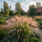 Miskantas Flamingo: Sodo Elegancija Su Rožiniu Atspalviu