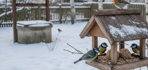 Lesyklos paukščiams: Strateginė pagalba sparnuočiams ir kiemo puošmena