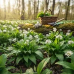 Žaliasis pavasario auksas: miškiniai česnakai, jų nauda ir auginimas namuose