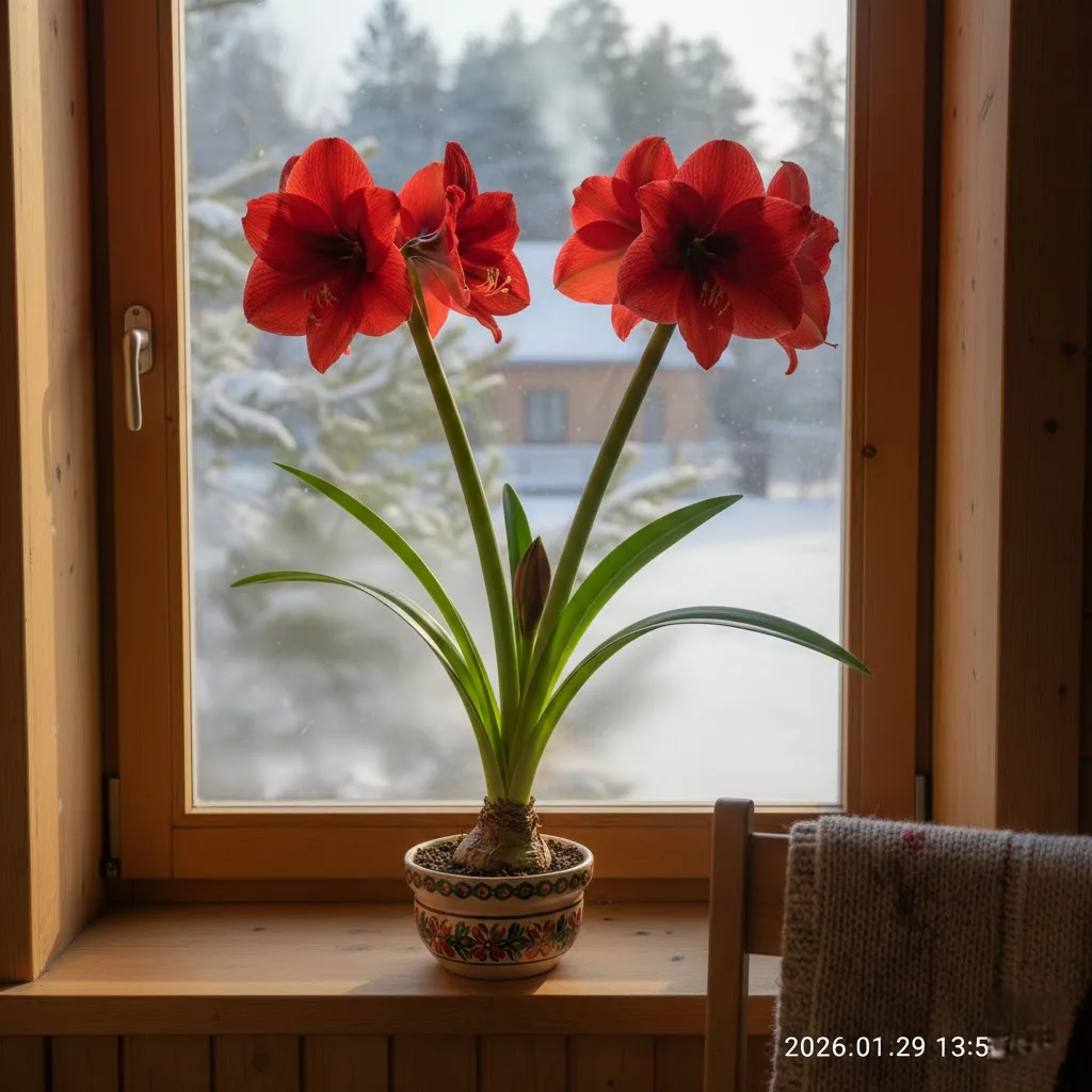Amarilis: didingas žiemos žiedų triumfas ant jūsų palangės Amarilis: didingas žiemos žiedų triumfas ant jūsų palangės