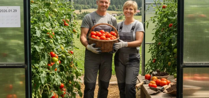 Šiltnamio karaliai: kaip užauginti gausų ir sveiką pomidorų derlių be streso