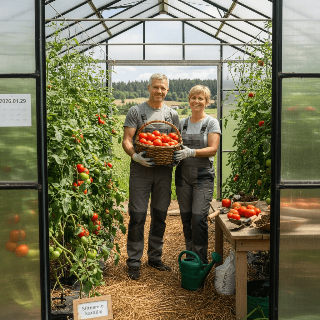 Šiltnamio karaliai: kaip užauginti gausų ir sveiką pomidorų derlių be streso Šiltnamio karaliai: kaip užauginti gausų ir sveiką pomidorų derlių be streso