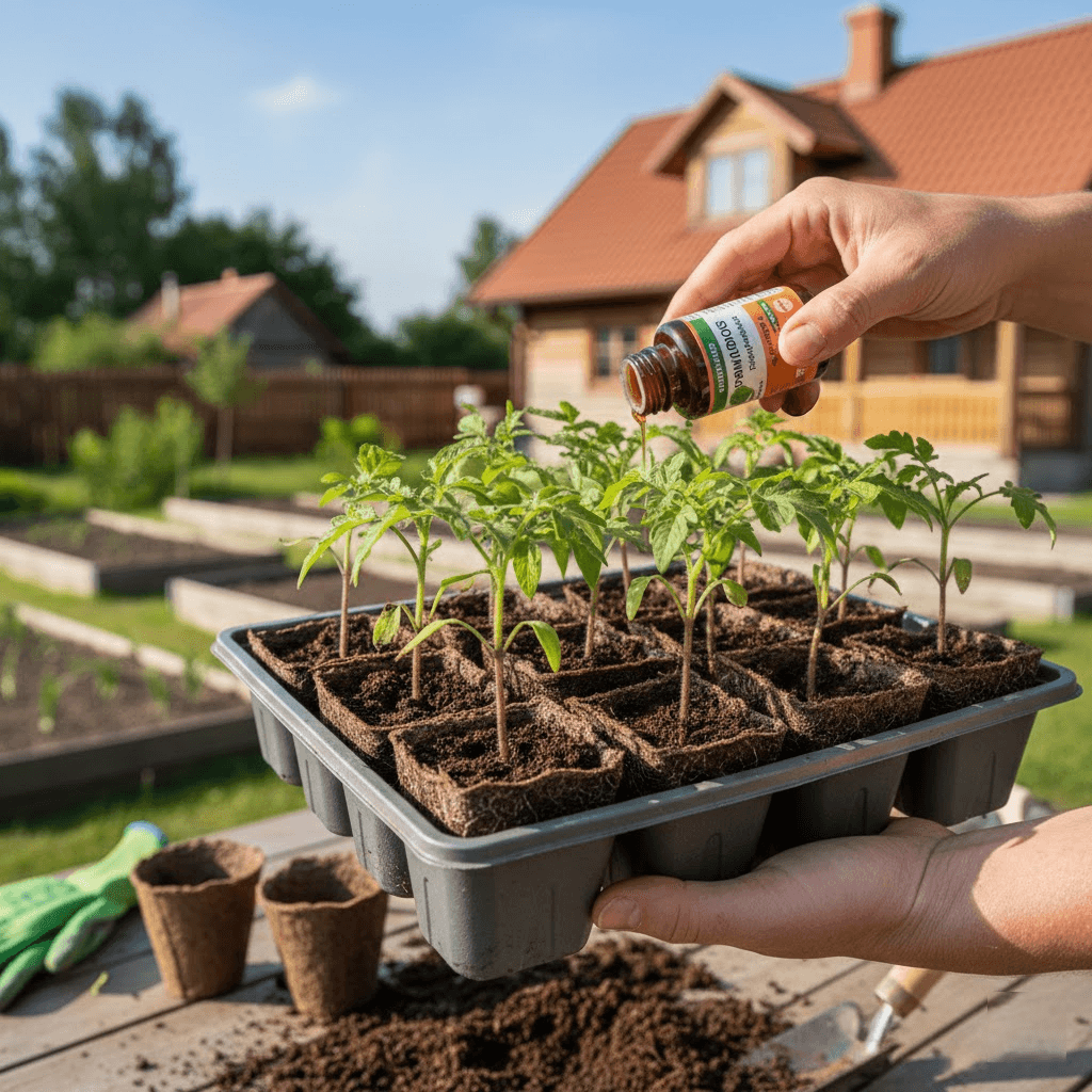 Trąšos pomidorų daigams: kaip išvengti klaidų ir užauginti stiprius augalus