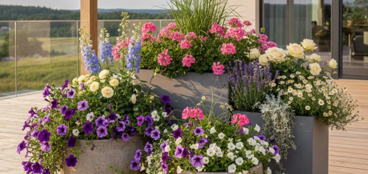 Harmoninga Terasos Estetika: Gėlių Kompozicijos Vazonuose Pagal Profesionalų Taisykles