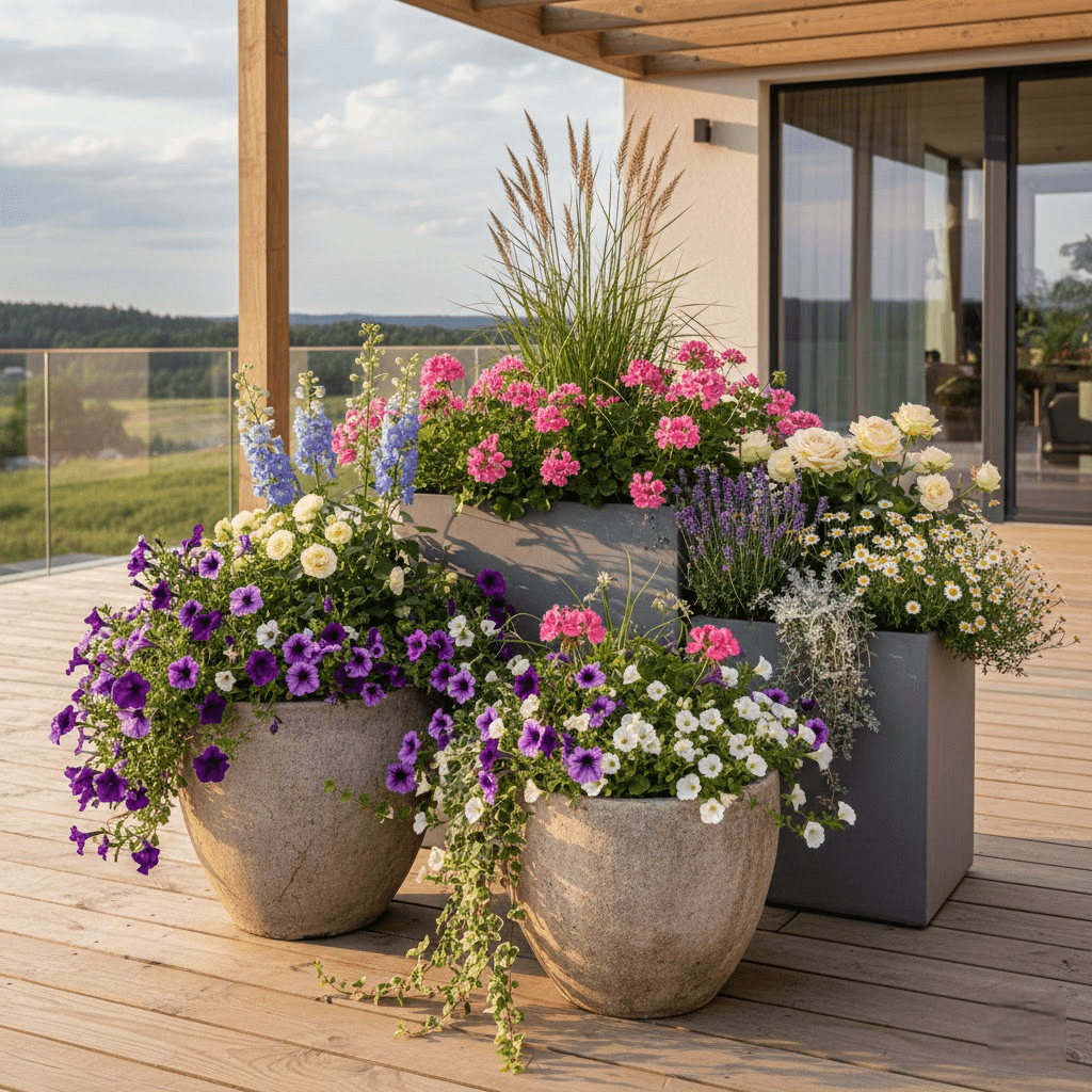 Harmoninga Terasos Estetika: Gėlių Kompozicijos Vazonuose Pagal Profesionalų Taisykles