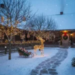 Kiemo magija žiemą: kaip parinkti kalėdines dekoracijas lauke