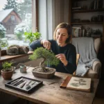 Bonsai menas dažnai apipintas paslaptimis ir klaidingais įsitikinimais. Daugelis žmonių, gavę dovanų šį mažytį medelį, žvelgia į jį su baime: ar aš sugebėsiu jį išlaikyti gyvą? Ar jis nenuvys po savaitės? Tiesa ta, kad bonsų priežiūra nėra aukštoji matematika, tačiau ji reikalauja kitokio požiūrio nei įprastų kambarinių gėlių auginimas. Tai ne tiesiog augalas vazone – tai gyva skulptūra, kuri keičiasi kartu su jumis, reikalauja pastabumo ir moko kantrybės. Šiame straipsnyje pamiršime sausas vadovėlines taisykles ir pasinersime į praktinę, realią medelio auginimo kasdienybę, kuri padės jūsų bonsui ne tik išgyventi, bet ir klestėti.