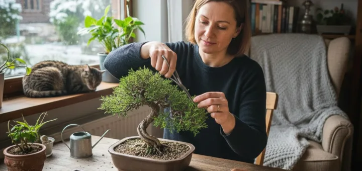 Bonsai menas dažnai apipintas paslaptimis ir klaidingais įsitikinimais. Daugelis žmonių, gavę dovanų šį mažytį medelį, žvelgia į jį su baime: ar aš sugebėsiu jį išlaikyti gyvą? Ar jis nenuvys po savaitės? Tiesa ta, kad bonsų priežiūra nėra aukštoji matematika, tačiau ji reikalauja kitokio požiūrio nei įprastų kambarinių gėlių auginimas. Tai ne tiesiog augalas vazone – tai gyva skulptūra, kuri keičiasi kartu su jumis, reikalauja pastabumo ir moko kantrybės. Šiame straipsnyje pamiršime sausas vadovėlines taisykles ir pasinersime į praktinę, realią medelio auginimo kasdienybę, kuri padės jūsų bonsui ne tik išgyventi, bet ir klestėti.