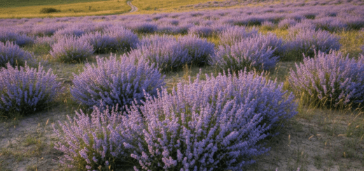 Faseno katžolė: Mėlyni debesys, kurie nebijo sausros ir prasto dirvožemio
