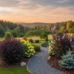 Sodo charakteris: dekoratyviniai krūmai ir medeliai, keičiantys aplinką