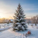 Kaukazinis kėnis: Didinga ramybė sode ir Kalėdų simbolis