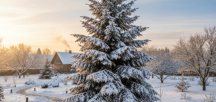 Kaukazinis kėnis: Didinga ramybė sode ir Kalėdų simbolis