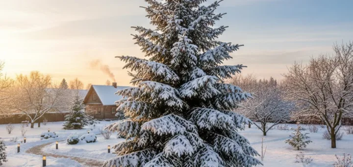 Kaukazinis kėnis: Didinga ramybė sode ir Kalėdų simbolis
