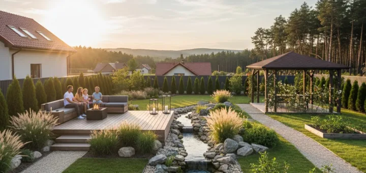 Kraštovaizdžio dizainas: Ramybės ir funkcionalumo harmonija jūsų kieme