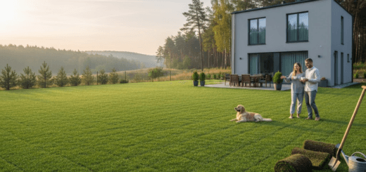 Ruloninė veja: akimirksniu pasikeitęs kiemo vaizdas ir ilgalaikė kokybė