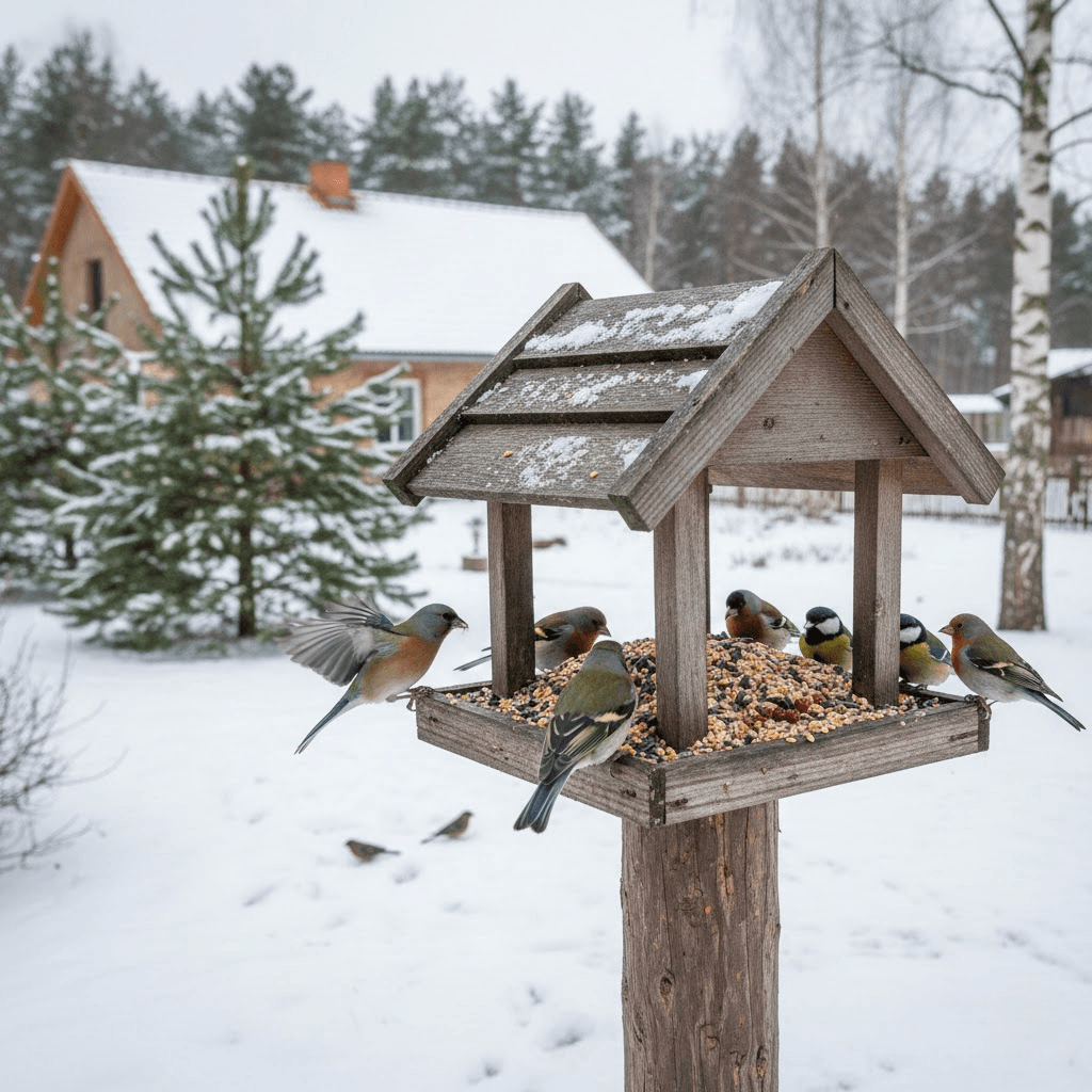 Paukščių lesyklos: kaip teisingai kviesti sparnuočius į savo kiemą
