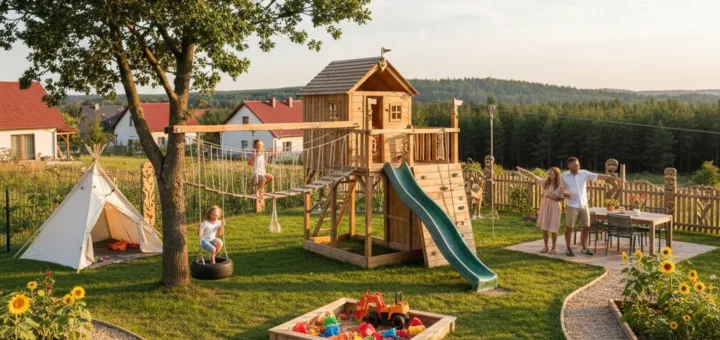 Nuotykių erdvė jūsų kieme: kaip sukuriama tobula vaikystės zona