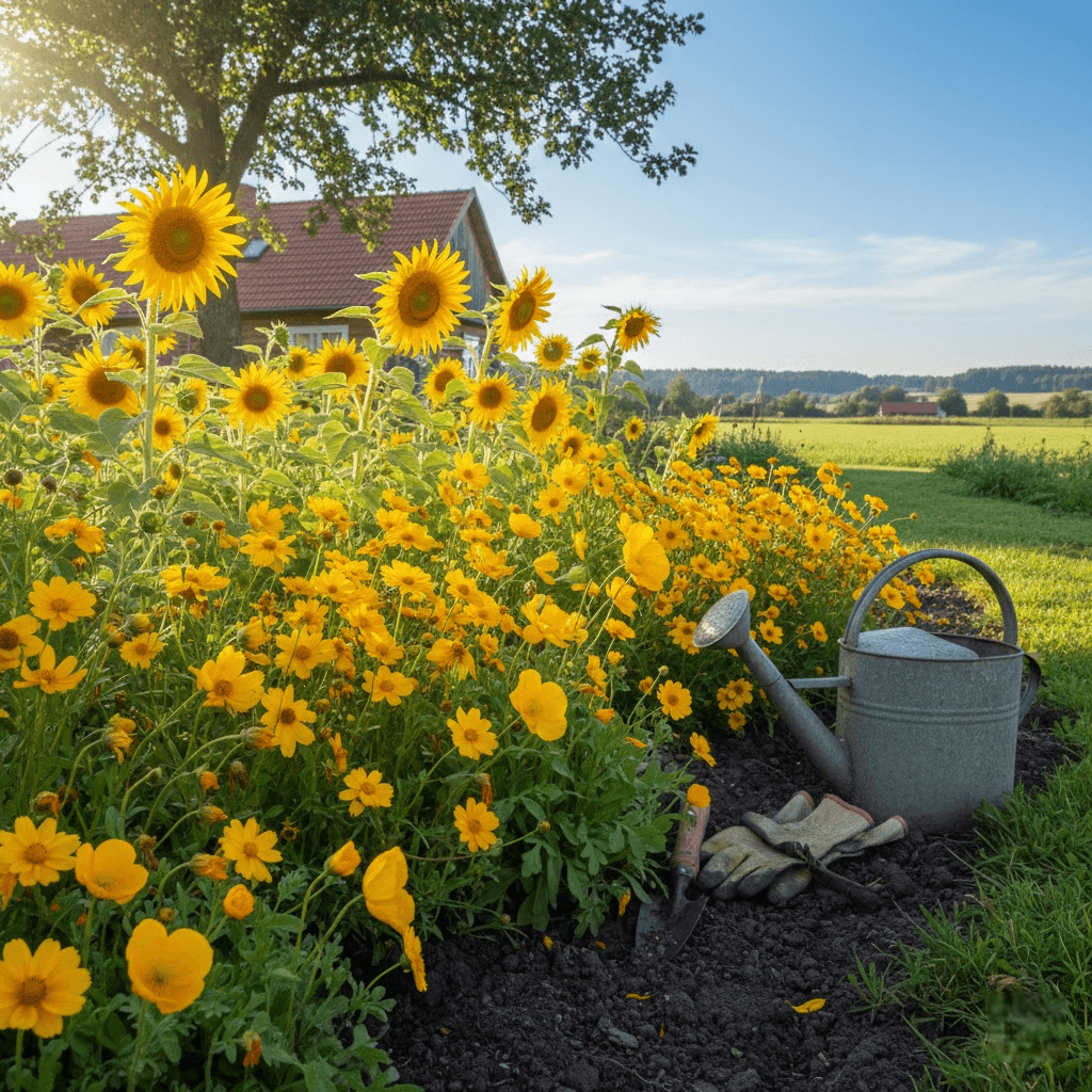 Geltonos gėlės: Saulės spinduliai jūsų gėlyne ir jų priežiūra