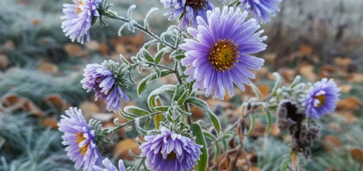 Rudeninis astras: Ryškus žydėjimas prieš pirmąsias šalnas