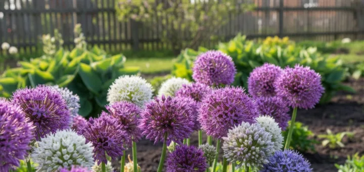 Dekoratyviniai česnakai: kada sodinti, kad pavasarį gėlynas sprogtų spalvomis