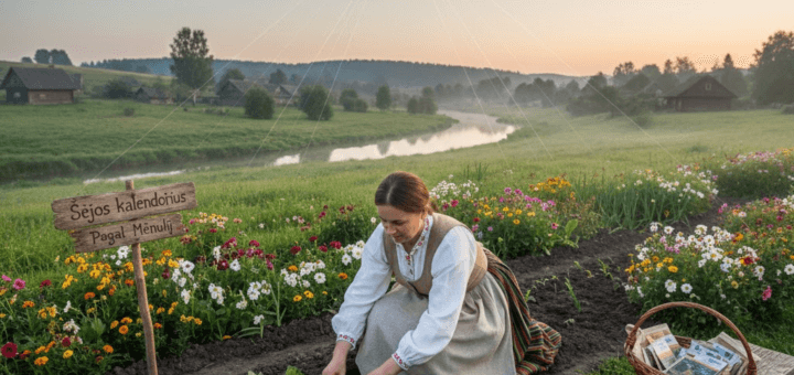 Gėlių sodinimas pagal Mėnulio ritmą: Kada sėti, kad žydėtų ilgiau?