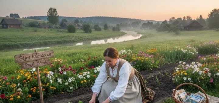 Gėlių sodinimas pagal Mėnulio ritmą: Kada sėti, kad žydėtų ilgiau?