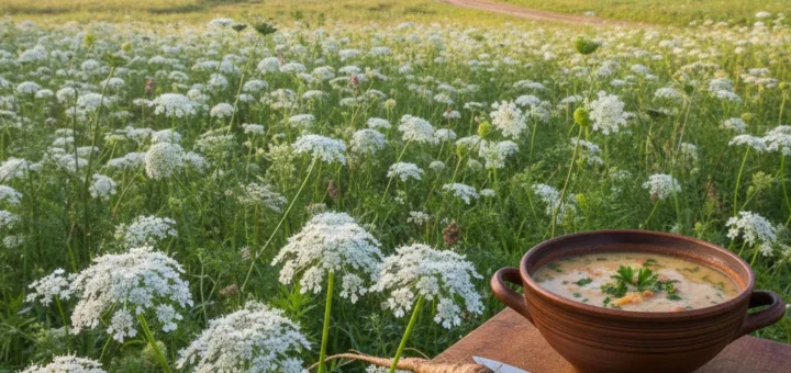 Laukinės morkos: Baltoji pievų elegancija ir pamirštas kulinarinis lobis