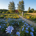 Rugiaveidė: dangaus mėlis žemėje ir sodo puošmena