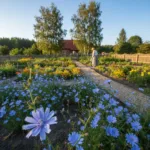 Rugiaveidė: dangaus mėlis žemėje ir sodo puošmena