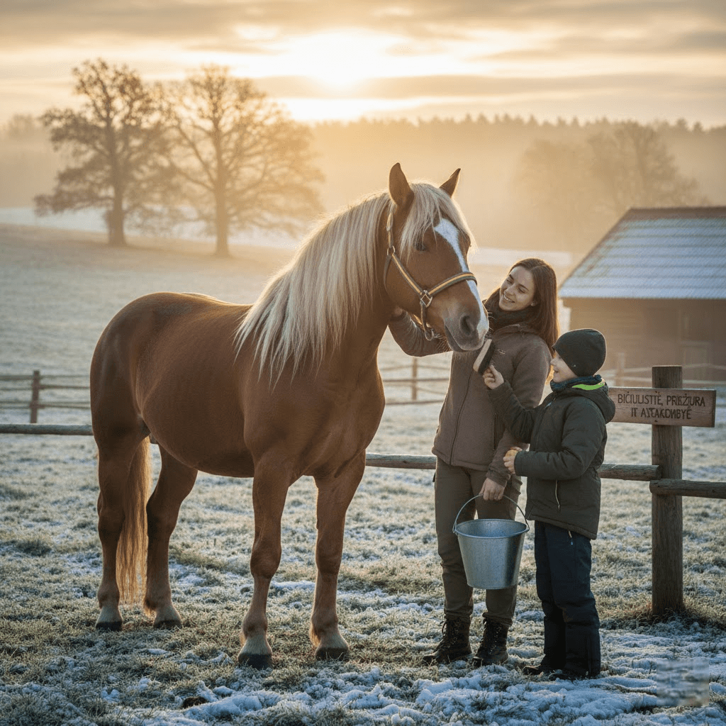 Didingas arklys: bičiulystė, priežiūra ir atsakomybė