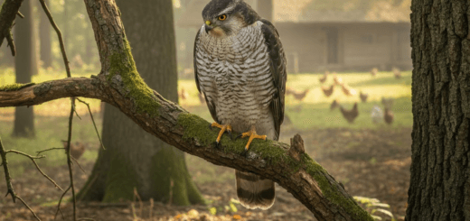 Vanagas: miškų šešėlis ir kiemo valdovas, keliantis pagarbią baimę