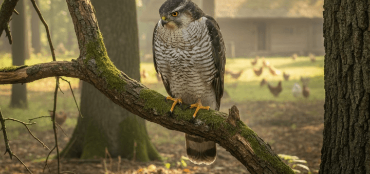 Vanagas: miškų šešėlis ir kiemo valdovas, keliantis pagarbią baimę