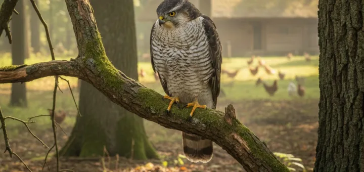 Vanagas: miškų šešėlis ir kiemo valdovas, keliantis pagarbią baimę