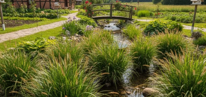 Palminė viksva: Šlapių vietų karalienė ir egzotiškas sodo akcentas